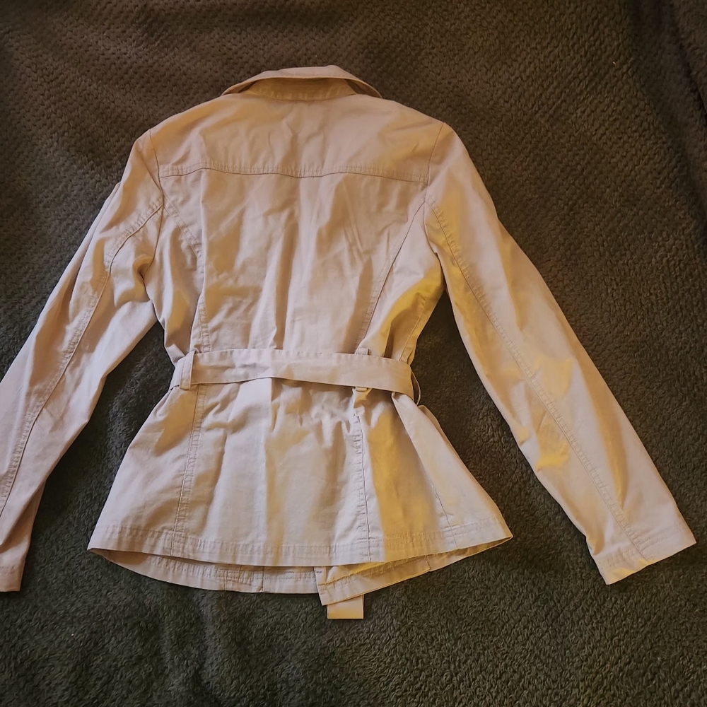 Arizona Women's Classic Beige Utility Jacket  Size M. - Picture 4 of 14